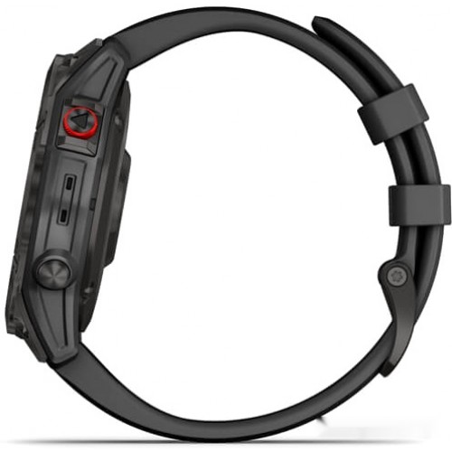 Умные часы Garmin Epix Sapphire Gen 2 (черный титан/черный)