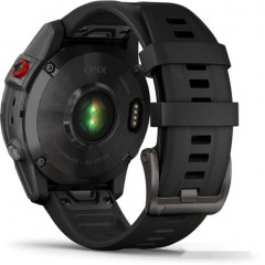 Умные часы Garmin Epix Sapphire Gen 2 (черный титан/черный)