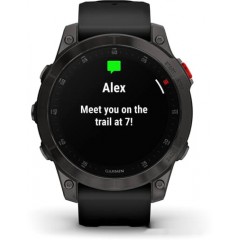 Умные часы Garmin Epix Sapphire Gen 2 (черный титан/черный)