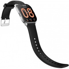 Умные часы Amazfit Pop 3S (серебристый, с силиконовым ремешком)