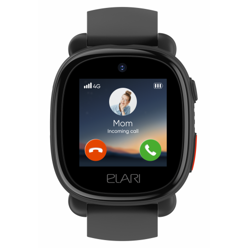 Детские умные часы Elari KidPhone 4G Lite (черный)