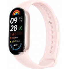 Фитнес-браслет Xiaomi Smart Band 9 (розовое золото, с розовым силиконовым ремешком, международная версия)