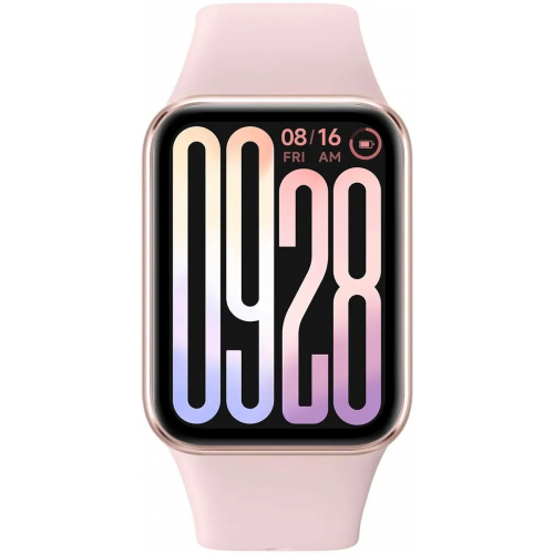 Фитнес-браслет Xiaomi Smart Band 9 Pro M2401B1 (розовый, с розовым силиконовым ремешком, международная версия)