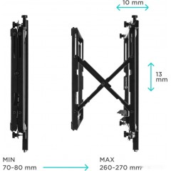 Кронштейн Onkron PRO7M (черный)