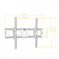 Кронштейн Onkron UT4 (черный)