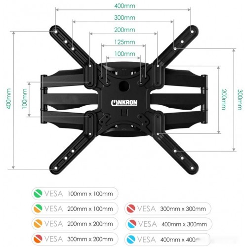 Кронштейн Onkron M5 (черный)