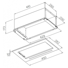 Вытяжка Meferi SMARTBOX45WH Power