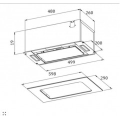 Вытяжка Zorg Asta 850 60 M (белый)