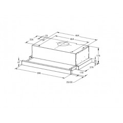 Вытяжка Weissgauff TEL 600 White Glass
