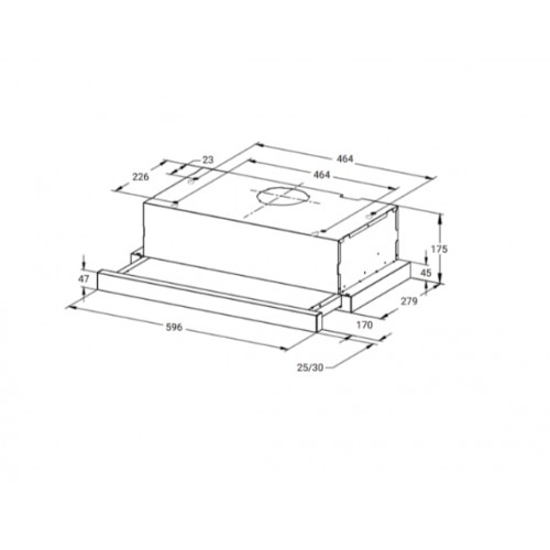 Вытяжка Weissgauff TEL 600 White Glass