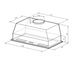 Вытяжка LEX Hyper 900 WH