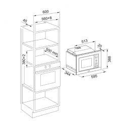 Микроволновая печь Franke FSL 20 MW XS
