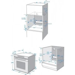 Духовой шкаф Weissgauff EOM 741 PDB Black Edition