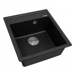 Кухонная мойка Zorg Rock 46 Premium black metallic
