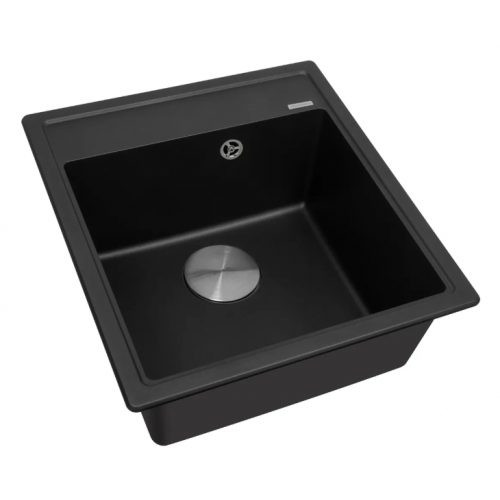 Кухонная мойка Zorg Rock 46 Premium black metallic