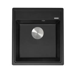 Кухонная мойка Zorg Rock 46 Premium black metallic