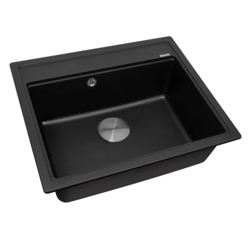 Кухонная мойка Zorg Rock 60 Premium black metallic