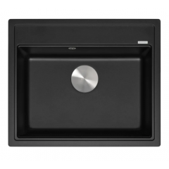 Кухонная мойка Zorg Rock 60 Premium black metallic