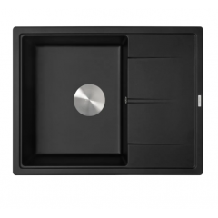 Кухонная мойка Zorg Rock 65 Premium black metallic