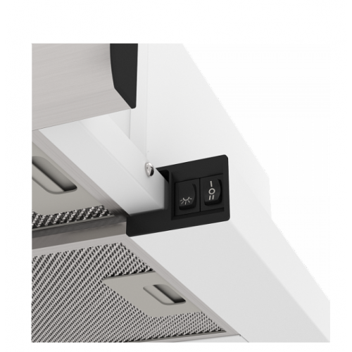 Вытяжка Elikor Интегра 60П-400-B2Л (Белый-Нержавейка)