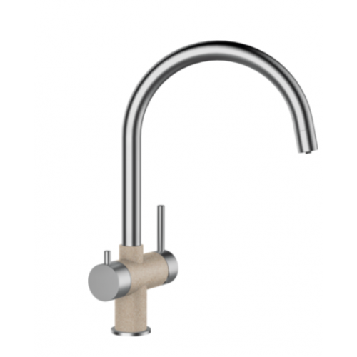 Смеситель Schock Ares сталь/саббиа