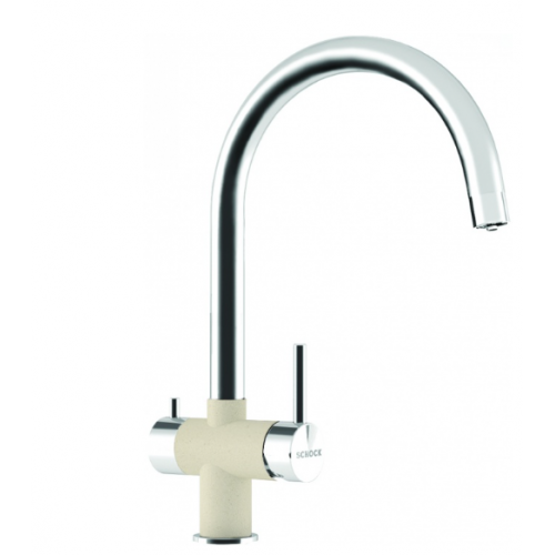 Смеситель Schock Ares сталь/эверест