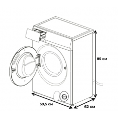 Стиральная машина Meferi MFWD1071216WH Comfort Plus