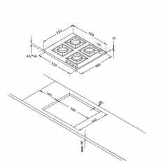 Варочная панель Korting HG 674 CTRB