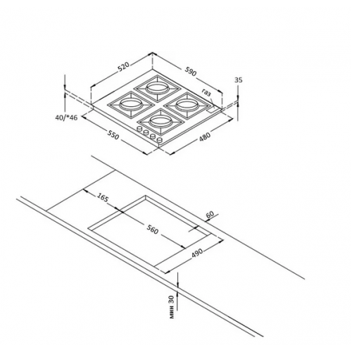 Варочная панель Korting HG 674 CTRB