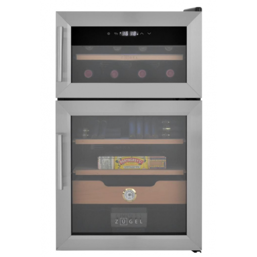 Винный шкаф-хьюмидор ZUGEL ZTH80DX Dual Zone