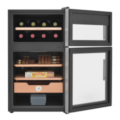 Винный шкаф-хьюмидор ZUGEL ZTH80DX Dual Zone