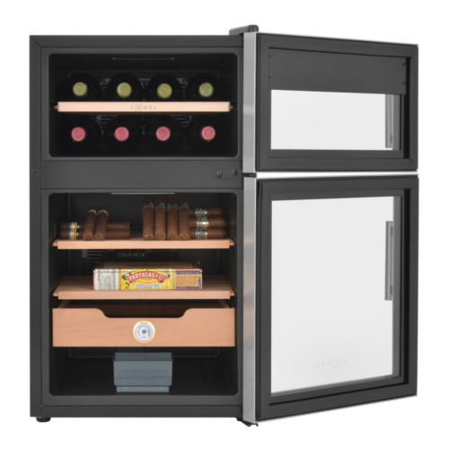 Винный шкаф-хьюмидор ZUGEL ZTH80DX Dual Zone