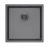 Кухонная мойка Paulmark Lassan 44 UNI LA44-GM (черный/вороненая сталь)