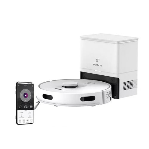 Робот-пылесос Polaris PVCRDC 5004 Wi-Fi IQ Home (белый)
