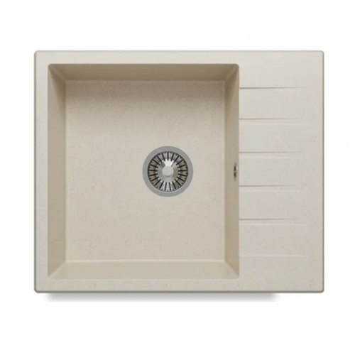 Кухонная мойка Polygran Deka 600 (кремовый)