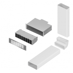 Комплект воздуховодов Maunfeld MIDS834 с фильтром CF314MW (для MIHC834SF2BK)