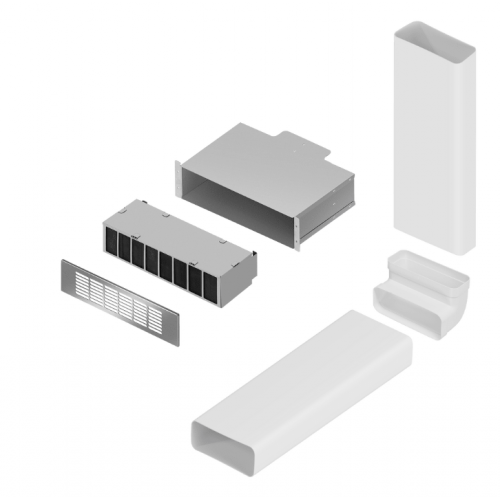 Комплект воздуховодов Maunfeld MIDS834 с фильтром CF314MW (для MIHC834SF2BK)