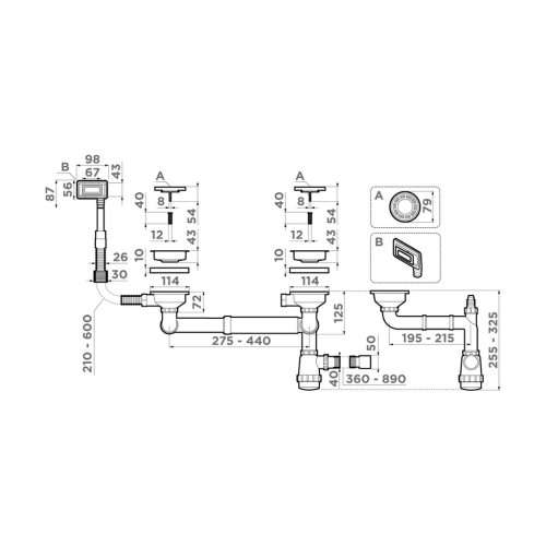 Сифон Omoikiri WK-1.5-UN-IN 4956778