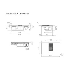 Варочная панель Elica NIKOLATESLA LIBRA EVO BL/A/83