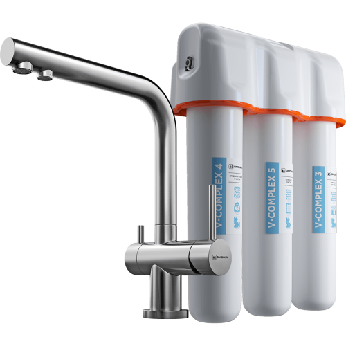 Смеситель Omoikiri Nagano-CPure + Drop lite