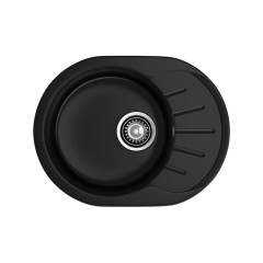 Кухонная мойка GranFest Rondo GF-R580L (черный)