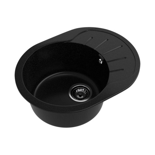 Кухонная мойка GranFest Rondo GF-R580L (черный)