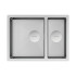 Кухонная мойка Paulmark Next 58/2S Uni PM225844-BS (стальной/брашированная сталь)