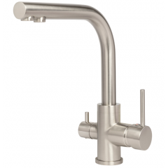 Смеситель AquaSanita Akvaduo 2663 L (steel)