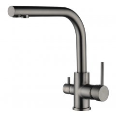 Смеситель AquaSanita Akvaduo 2663 L-T (graphite)