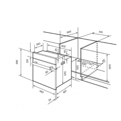 Духовой шкаф LEX EDM 4540 BBL