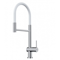 Смеситель Omoikiri Kanto-2 Plus-SB-C-WH (латунь/хром/белый)