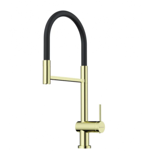 Смеситель Omoikiri Kanto-2 Plus-SB-LG-BL (латунь/светлое золото/черный)