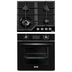 Комплект встраиваемой техники ZorG Technology BE10 LD black + варочная панель ZorG Technology BLC FDW black