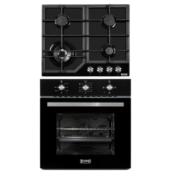 Комплект встраиваемой техники ZorG Technology BE4 black + варочная панель ZorG Technology BP6 FDW black